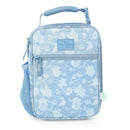 Upright Lunch Bag - Powder Blue Floral