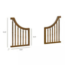 Liberty 4-in-1 Toddler Bed Conversion Kit - Natural Walnut