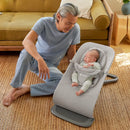 Evolve 3-in-1 Mesh Bouncer, Adjustable Multi Position Baby Bouncer Seat - Grey Mesh