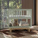 Santorini Deluxe 3-in1 Convertible Bassinet - Sage with Driftwood