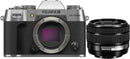 Fujifilm X-T50 Mirrorless Camera with 15-45mm f/3.5-5.6 Lens (Silver)