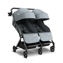Mompush Lithe Double Stroller - Gray