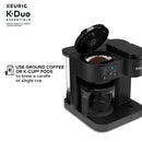 K-Duo Essentials Hot & Iced Single-Serve K-Cup Pod Coffee Maker & Carafe