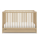 5-in-1 Convertible Crib with Drawer - Driftwood
