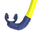 Adult Travel Mask and Snorkel Set - Navy/Yellow