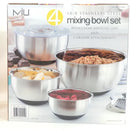 8 Piece Stainless Steel Mixing Bowls Set with Graters & Lids