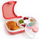 2-in-1 Bento Style Lunchbox - Watermelon Pink