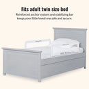 Mesh Security Bed Rails, Double Pack, White