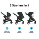 Modes 3 Lite Platinum Travel System - Gray