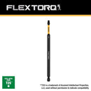 DEWALT FLEXTORQ DWAF6TX25IR Impact Screwdriving Bit, T25 Drive, Torx Drive, 1/4 in Shank, Hex Shank, 6 in L, Steel