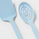 8pc Nylon Kitchen Utensil Set with Holder - Blue