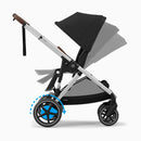 e-Gazelle S Electric Convertible Stroller - Moon Black
