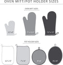 Oven Mitts Set - Fire Red