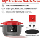Precision 6 Quart Cast Iron Dutch Oven