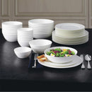 Bone China 40-Piece Dinnerware Set - White