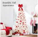Pre-Lit Premium Hinged Artificial Christmas Tree - White