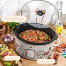 6 Qt Programmable Slow Cooker - Wildflower Porcini Taupe