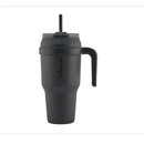 40oz Vacuum Insulated Stainless Steel Straw Tumbler - Black