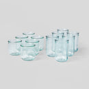 12pc Glass Potomac Double Old-Fashioned Assorted Tumbler Set