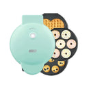 MultiMaker Treat Maker System, Mini Donuts, Heart Shaped Waffle, Mini Cupcakes - Aqua