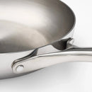 10" Uncoated Stainless Steel Frying Pan