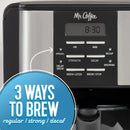 12 Cup Programmable Coffee Maker with 3 Ways to Brew System