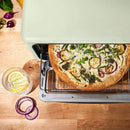 Beautiful Infrared Air Fry Toaster Oven, 9-Slice, 1800 W, Sage Green