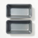 2pk Nonstick Mini Loaf Pan Gray - ™