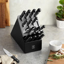 Self-Sharpening Knife Block Set - Black
