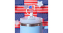 4pk Americana Hot Dog Straw Toppers