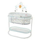 Fisher-Price Baby Bedside Sleeper Soothing Motions Bassinet with Lights Music Vibrations