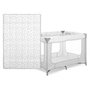 Zodiak Portable Playard in Cool Gray