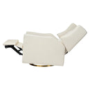 Glider Recliner with USB Charging - Ivory Boucle