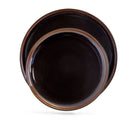 16pc Stoneware Dinnerware Set - Brown