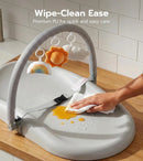 Wipe-Clean Baby Changing Pad - Waterproof, Soft, and Durable PU Pad