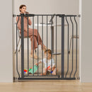 Baby Gate for Stairs and Doorways - Graphite