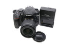 USED Nikon D3400 Digital SLR Kit (Black) with AF-P 18-55mm f3.5-5.6 G VR DX Lens