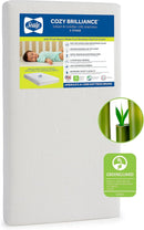 Sealy Cozy Brilliance Breathable Bamboo Rayon Hypoallergenic Baby Crib Mattress & Toddler Bed Mattress