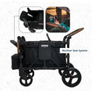 XC EVO Luxury 2 Passenger Kids Stroller Wagon - Black