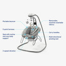 DuetConnect Deluxe Multi-Direction Baby Swing and Bouncer - Britton