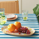 Coastal 16-Inch Oval Lobster Serving Platter - Orange