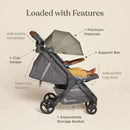 Metro+ Deluxe Compact Baby Stroller - Empire State Green