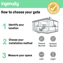 Extra Tall Decor Safety Gate - Black
