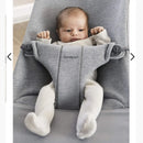 Baby Bouncer Bundle with Toy Bar - Light Gray