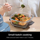 Crispi 3-in-1 Portable Air Fryer Cooking System 4QT & 5 Cup - Blue