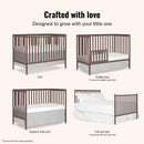 Synergy 5 in 1 Convertible Crib - Baltic Amber