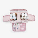 Zora Spacesaver 4-in-1 Multifunctional Toiletry Bag - Pink