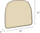 Non-Slip Chair Cushions - Nikita Natural