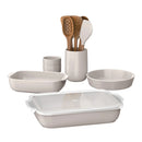 12-Piece Stoneware Bakeware & Kitchen Tools Set