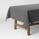 120" x 60" Solid Rectangle Tablecloth- Gray